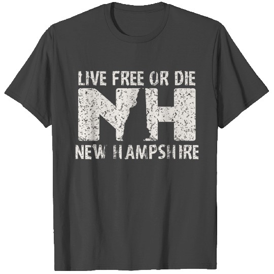 New Hampshire Live Free or Die product T Shirts