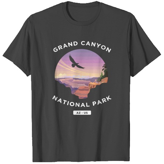 Grand Canyon Arizonna Us National Park Travel Hikin T Shirts