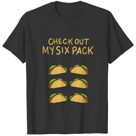 FITNESS Taco Six Packs T-shirt