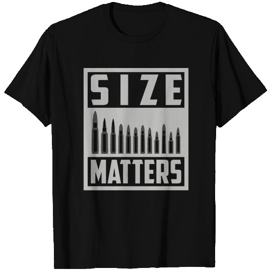 Size Does Matter Cute Expert Hit Man T Shirts