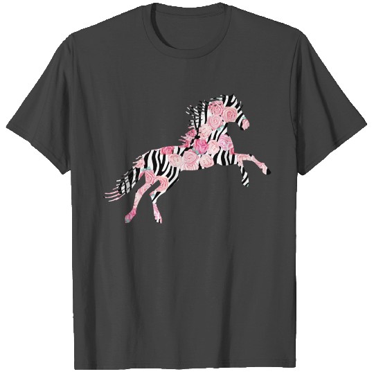 Horse Lady - Roses T Shirts