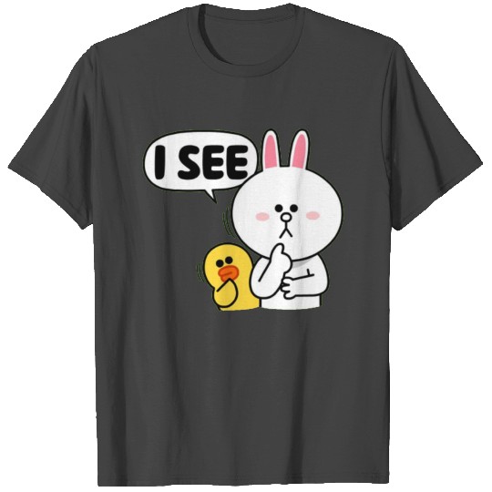 rabbit duck see cartoon advise funny gift idea T Shirts