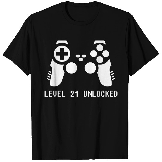 21st birthday gamer gaming T Shirts