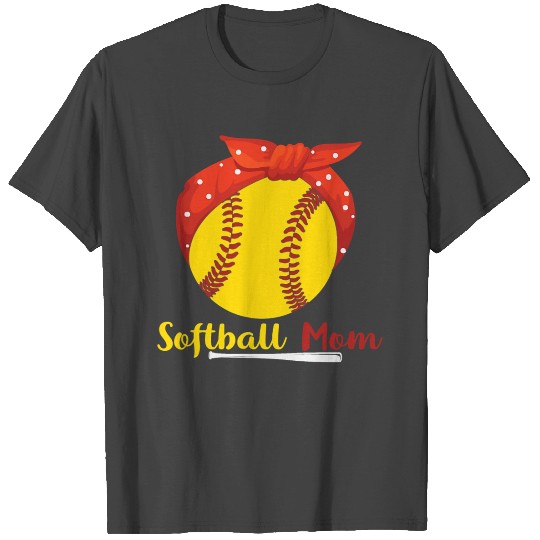 Mom Life Baseball Softball Women Mothers Day T Shirts