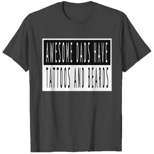 father gift idea statement legend beard life T Shirts