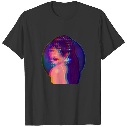 Psychadelic girl T-shirt