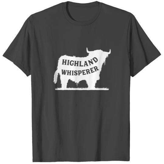 Highland Whisperer - Scottish Highland Cow Farmer T Shirts