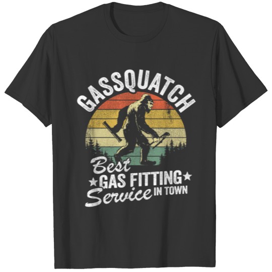 Gassquatch Service Funny Bigfoot Sasquatch Vintage T-shirt