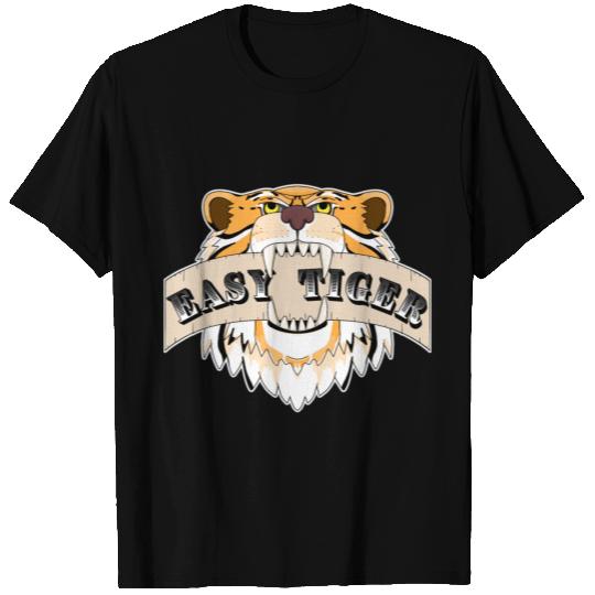 Easy Tiger - Tattoo Inspired Tiger Design T Shirts
