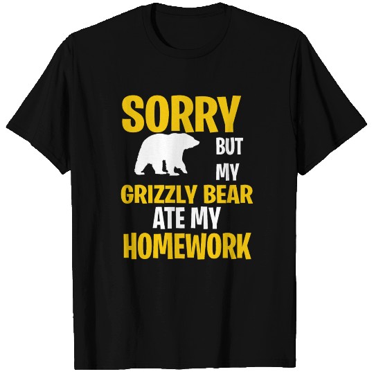 Funny Grizzly Bear Gift Idea T Shirts