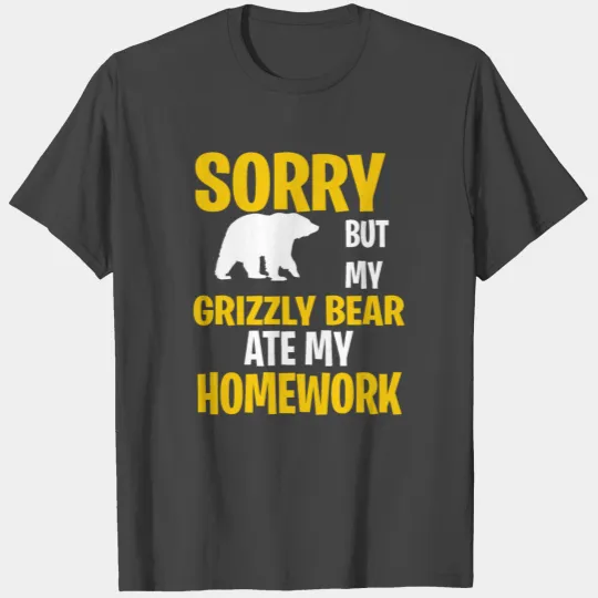 Funny Grizzly Bear Gift Idea T Shirts
