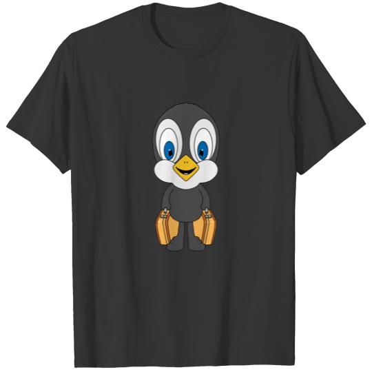 PENGUIN - SUITCASES - TRAVEL - VACATION - ANIMAL T Shirts
