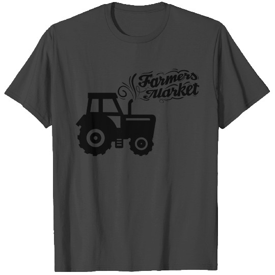farmers market TRACTOR FARMER BEANS CORN RANCH T Shirts