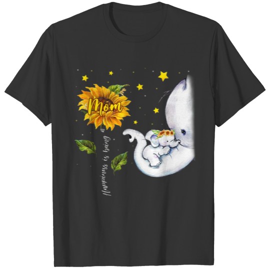 Happiness Is Being A Mom Elephant Mothers Day T-shirt