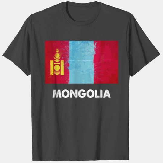 Mongolian Mongolia Flag Gift T Shirts