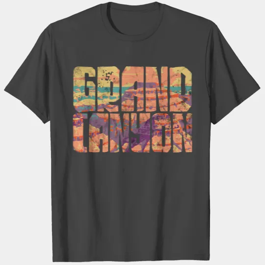 Bold Grunge Grand Canyon Design Grand Canyon Vacat T Shirts