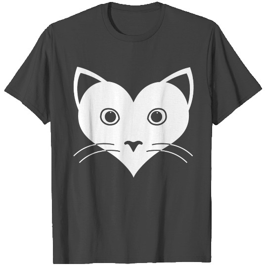 Cat lover icon T Shirts