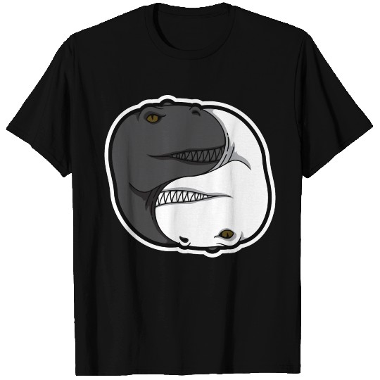 Dinosaur Yin Yang Tyrannosaurus Rex T Shirts