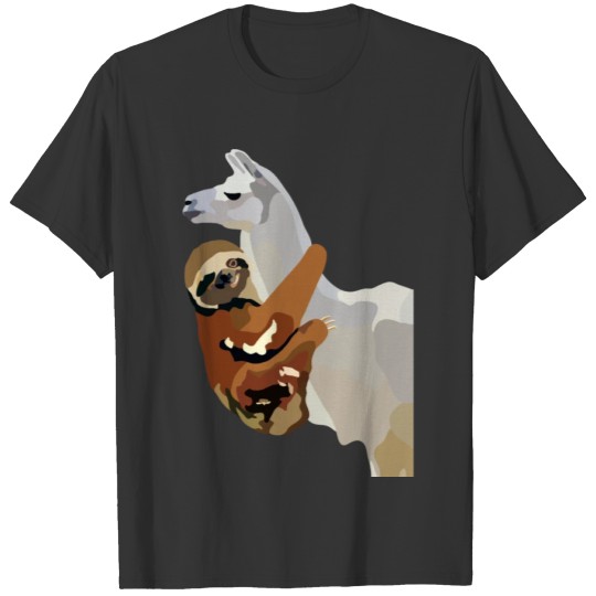 Sloth Llama T-shirt