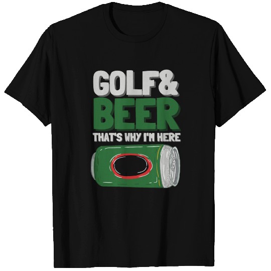 Weekend Forecast Golf And Beer Drinking Sport T Shirts