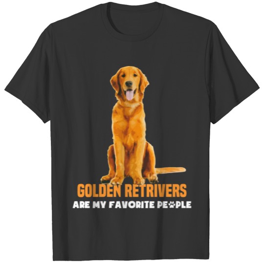 Golden Retriever Dog Cute Dogs Lover Funny Pet Gif T-shirt