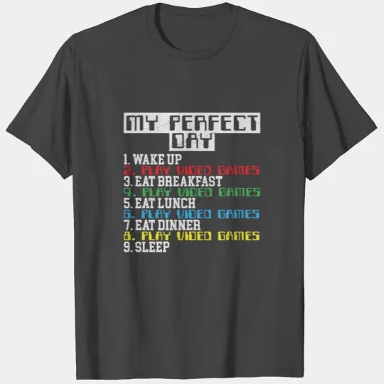 Video Game Day Eat Sleep Gamble Gaming Game T Shirts