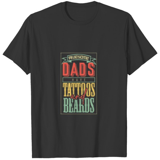 Father Tattoos Beards Classic T-Shirt T-shirt