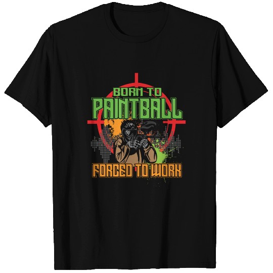 Paintball Paintball Player Gotcha Team T Shirts
