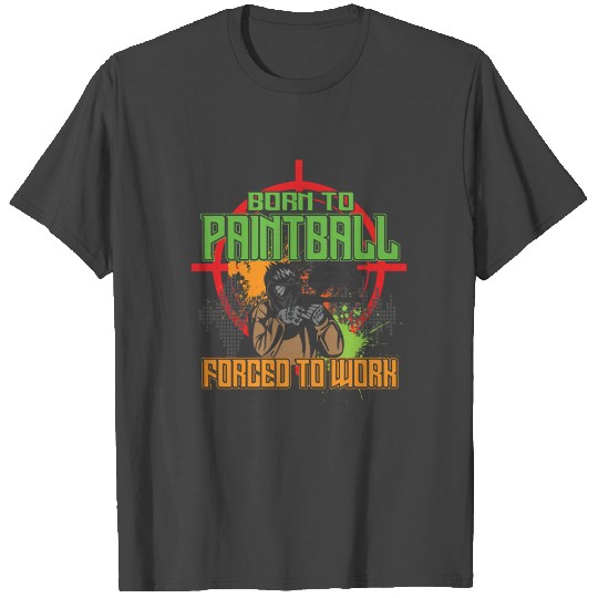 Paintball Paintball Player Gotcha Team T Shirts
