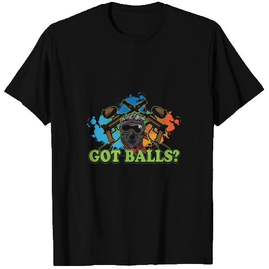 Paintball Paintball Player Gotcha Team T Shirts