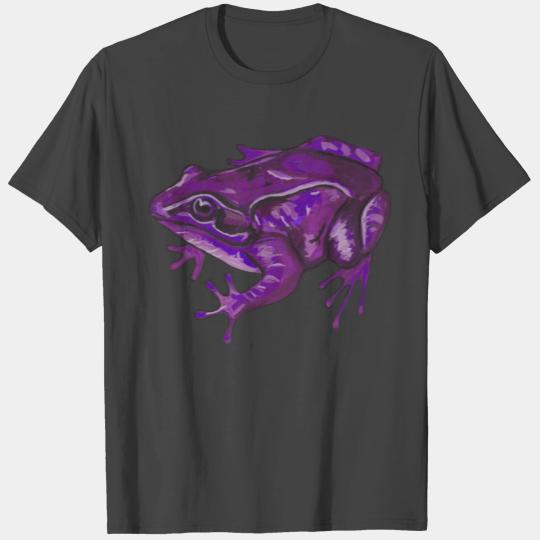 Violet tropical frog T Shirts