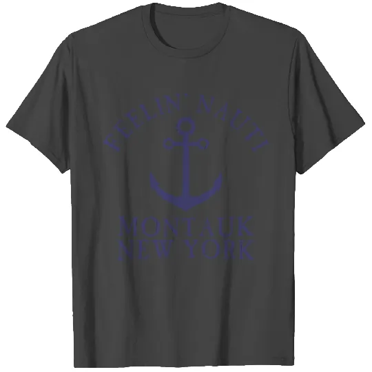 Feelin' Nauti Montauk Nautical Distressed T Shirts