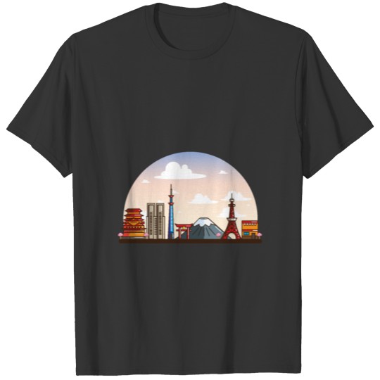 City Tokyo Skyline T-shirt