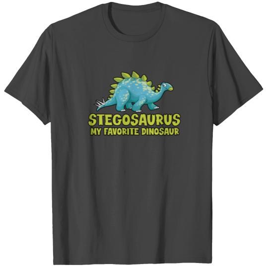 Stegosaurus Dinosaur T Shirts