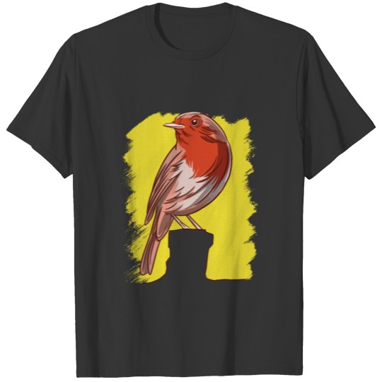 robin bird flying animal T Shirts