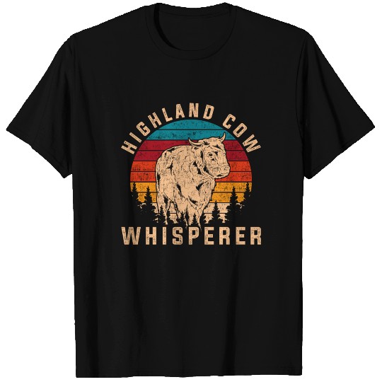 Beef Whisperer Gift Scottish Highland Cattle T Shirts