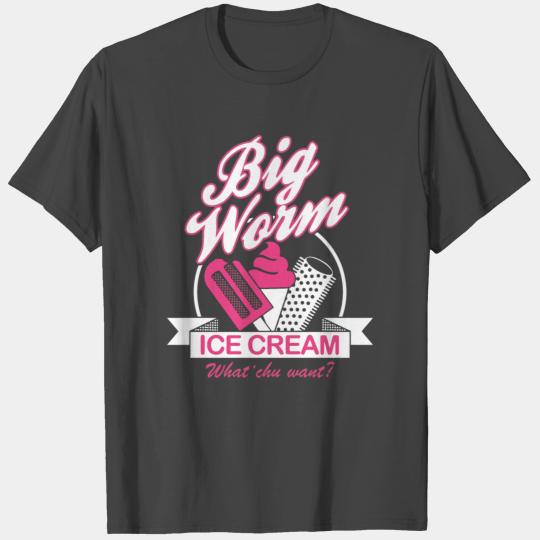 BIG WORM ICE CREAM T Shirts