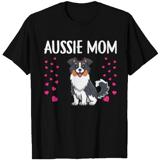 Aussie Mom Funny Australian Shepherd Dog Lovers T Shirts