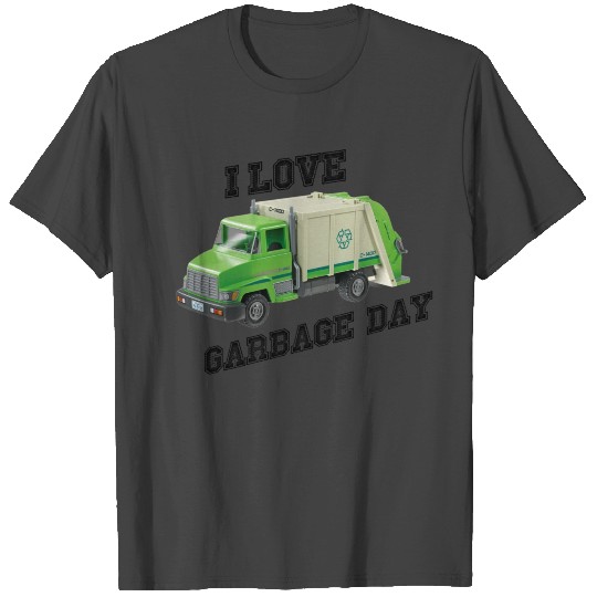 I Love Garbage Trucks (1) T Shirts