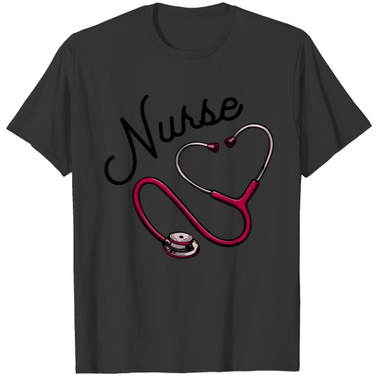 Social Worker Stethoscope Nurse T-shirt