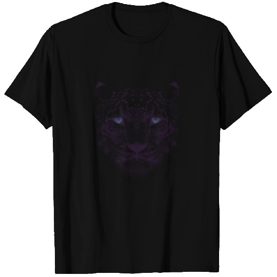 Snow Leopard Portrait T Shirts