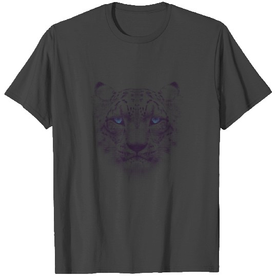 Snow Leopard Portrait T Shirts