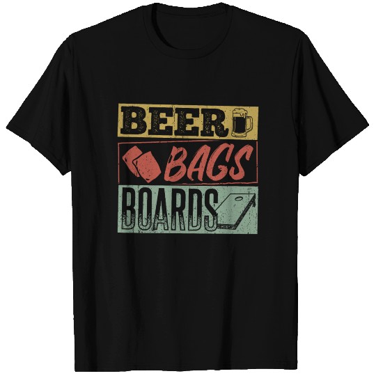 Cornhole brewski contest amusement bean-bag T Shirts