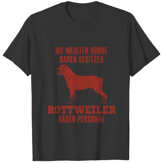 Rottweiler dog saying pet dog love T-shirt