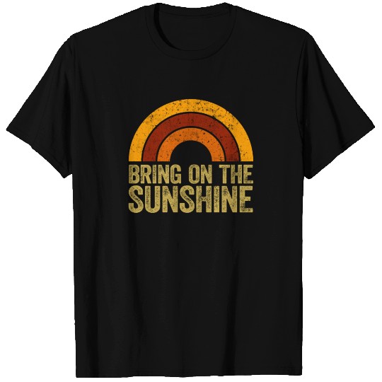 Bring On The Sunshine Vintage Rainbow T Shirts