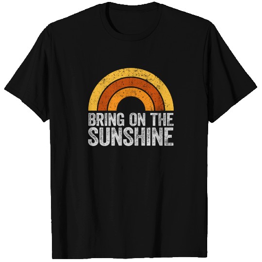 Bring On The Sunshine Vintage Rainbow T Shirts