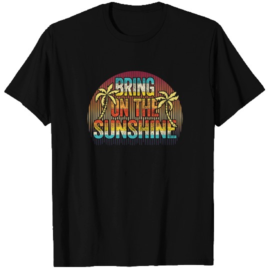 Bring On The Sunshine Vintage Rainbow T Shirts