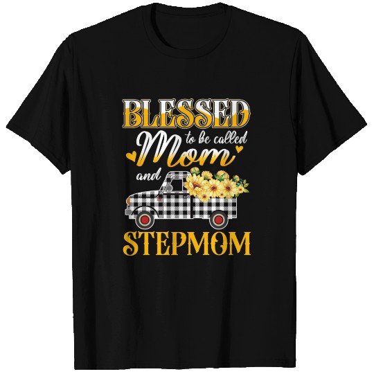 Blessed Mom and Stepmom T Shirts