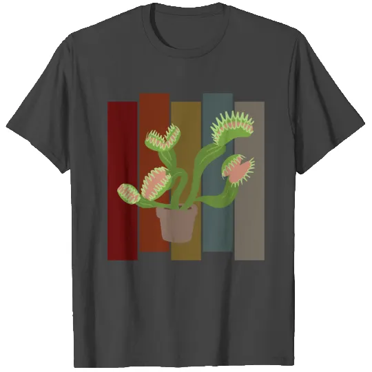 Venus fly trap retro T Shirts