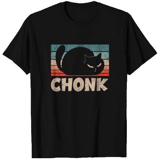Chonk Cat Meme Fat Kitty Kitten Lover Overweight T Shirts